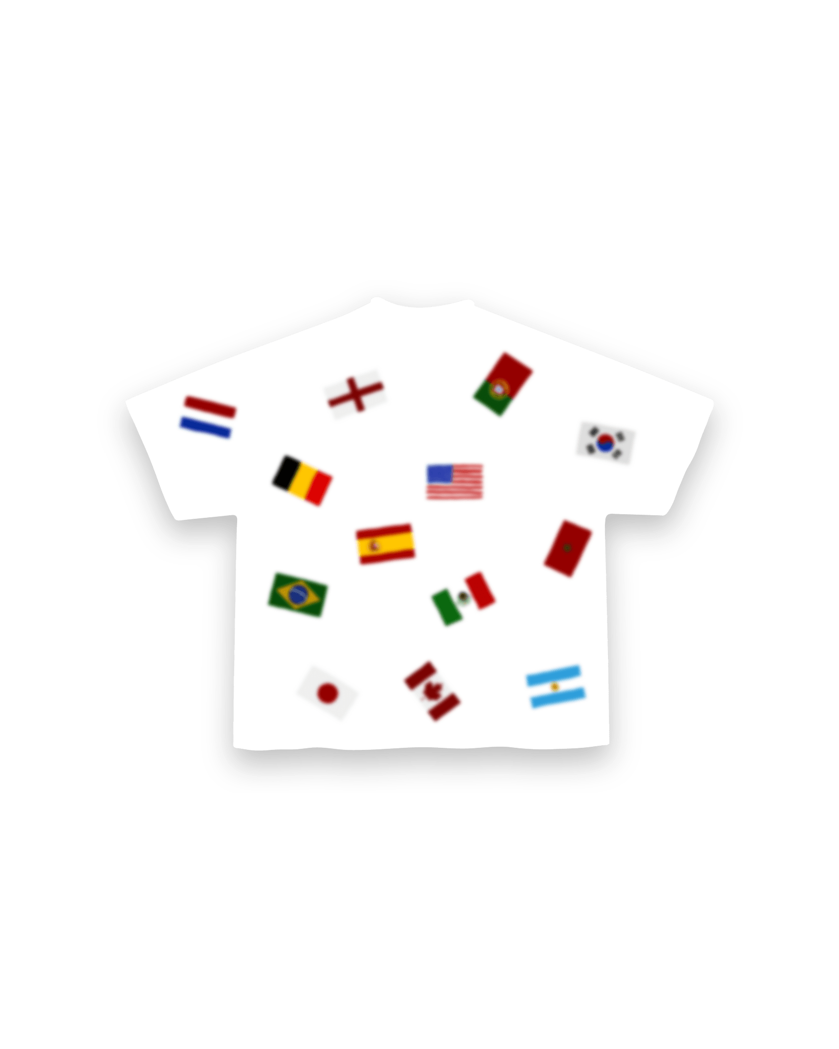 World Tour Tee - Red Letters