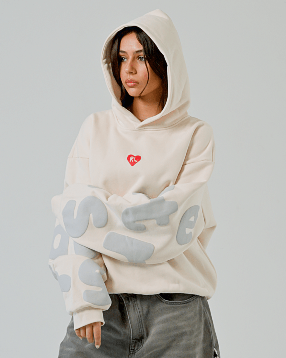 Your Better Off Scattered Hoodie - Red Letters