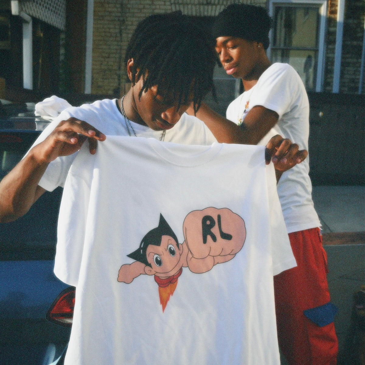 Astroboy Punch Tee - RED LETTERS