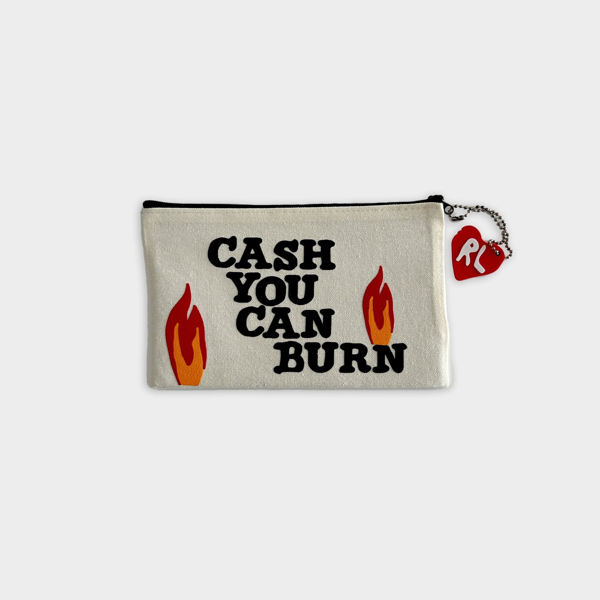 Cash You Can Burn Bank Pouch - RED LETTERS