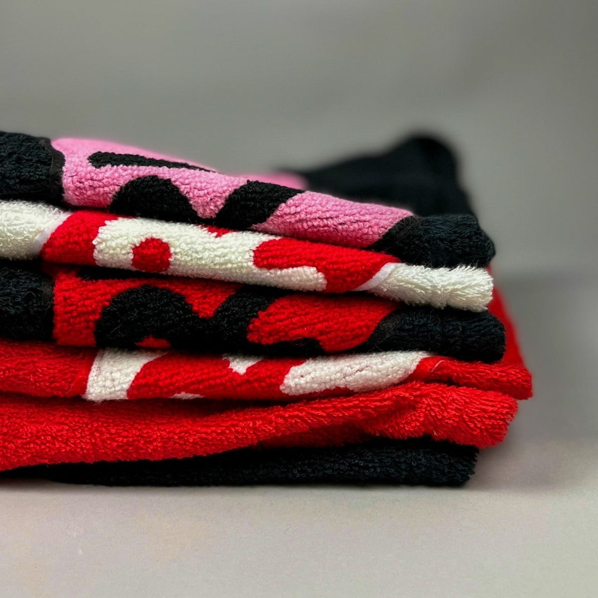 Chenille Patch Towel Shorts - RED LETTERS