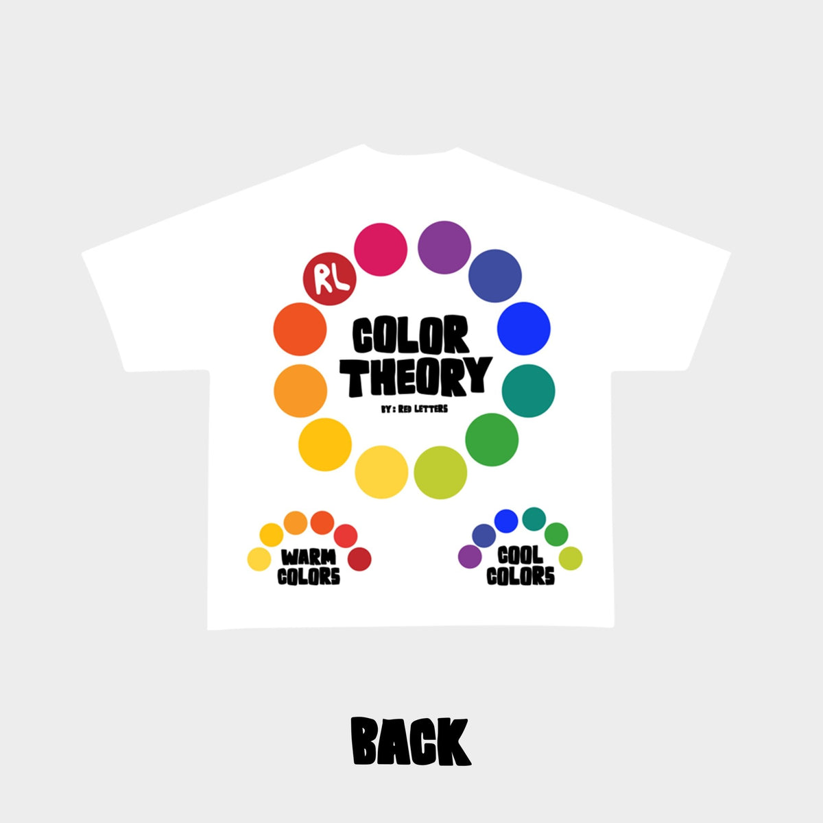 &quot;Color Theory&quot; Tee - RED LETTERS