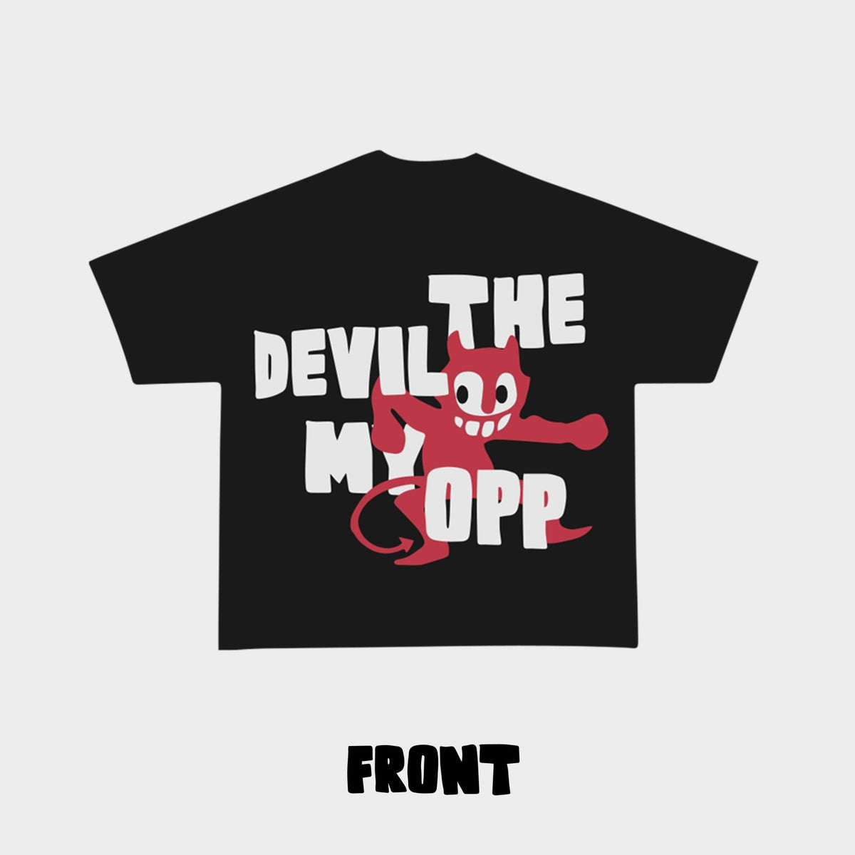 &quot;Devil My Opp&quot; V2 Tee - RED LETTERS