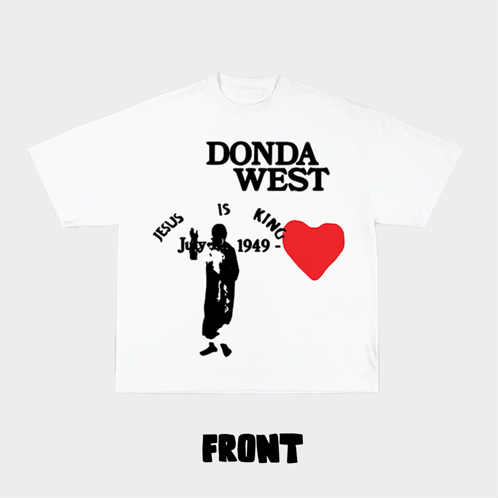 Donda Tee [LIMITED RUN | MY FIRST DESIGN] - RED LETTERS