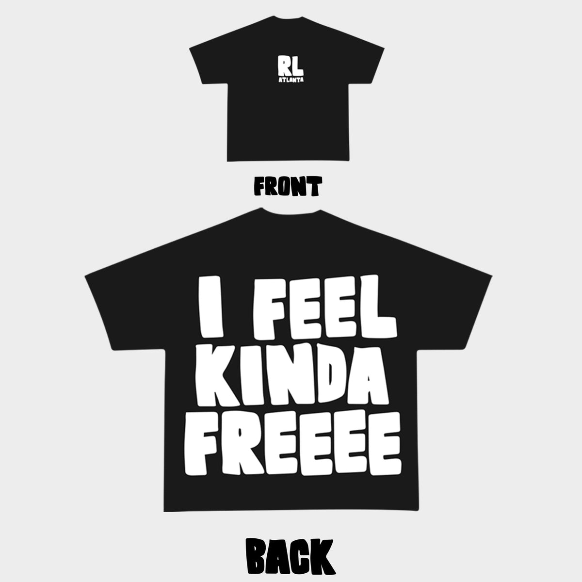 &quot;Feel Freeee&quot; Tee - RED LETTERS