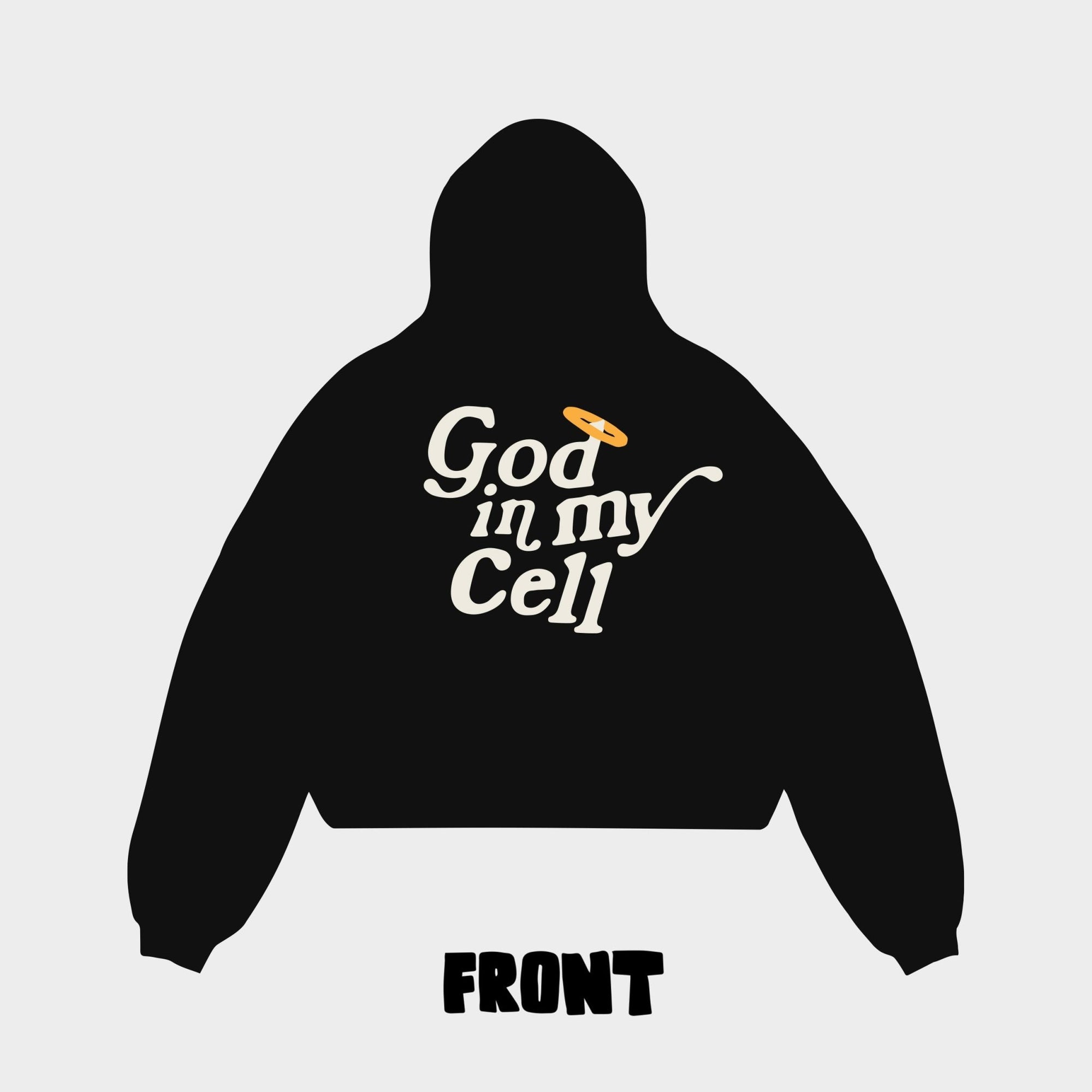 "God In My Cell" Hoodie - RED LETTERS
