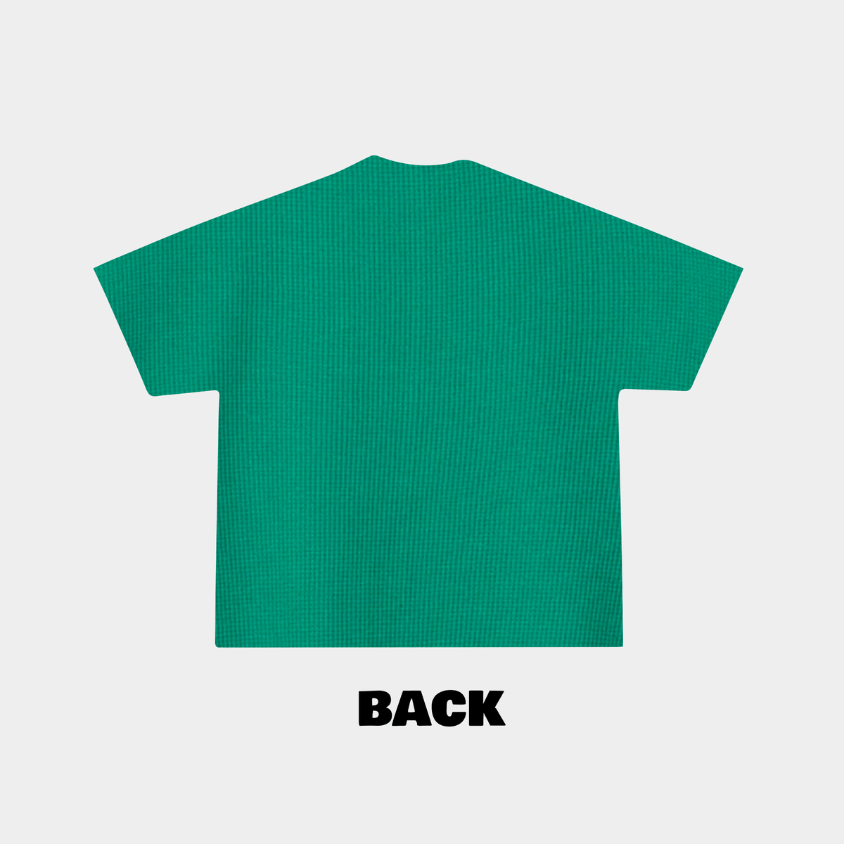 Green Heart Waffle Knit Shirt - RED LETTERS