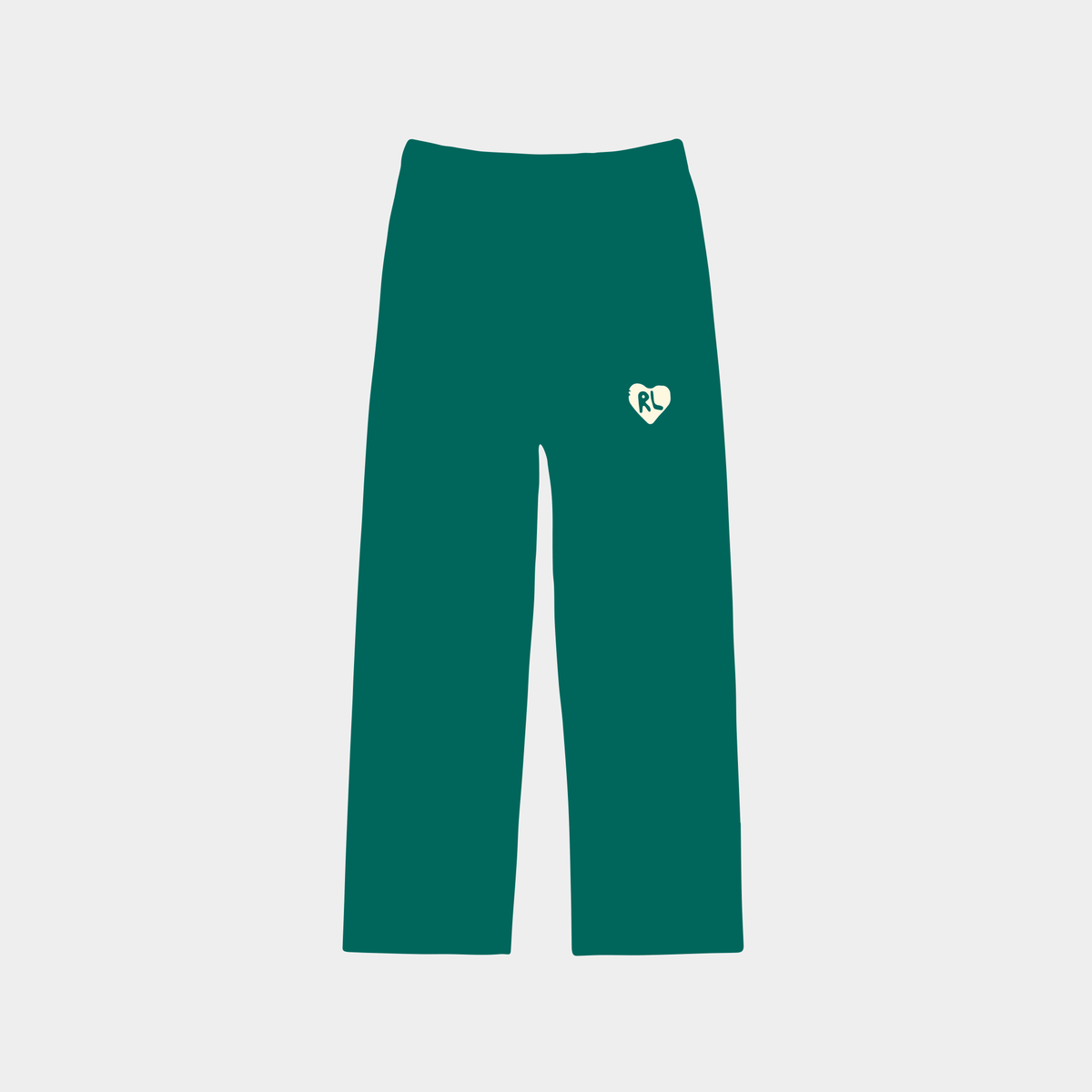 Green Wide Leg Pant - RED LETTERS