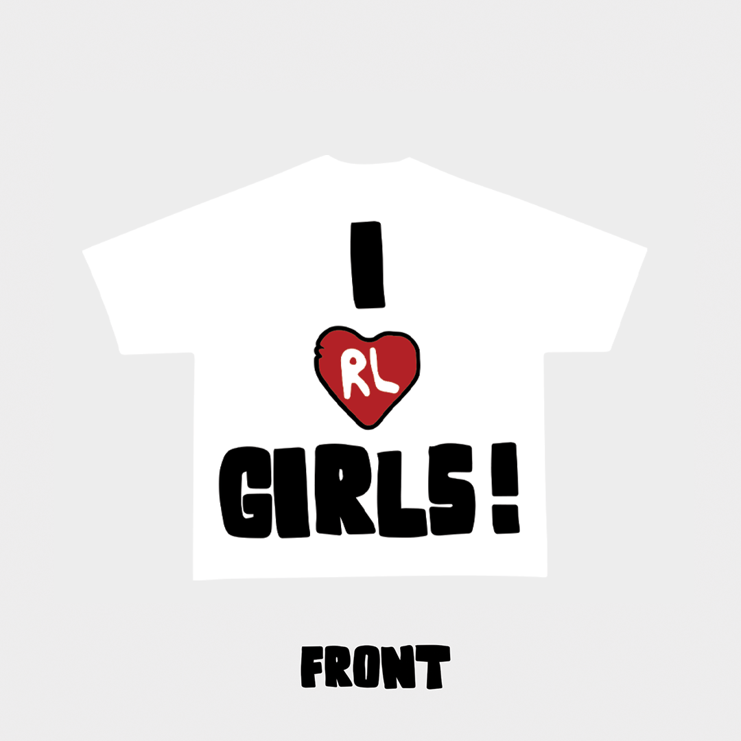"I Love Girls" Tee - RED LETTERS