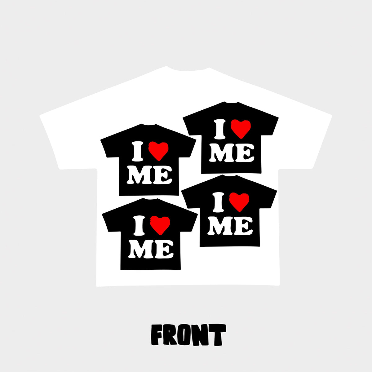 &quot;I Luv Me Me Me&quot; Tee - RED LETTERS