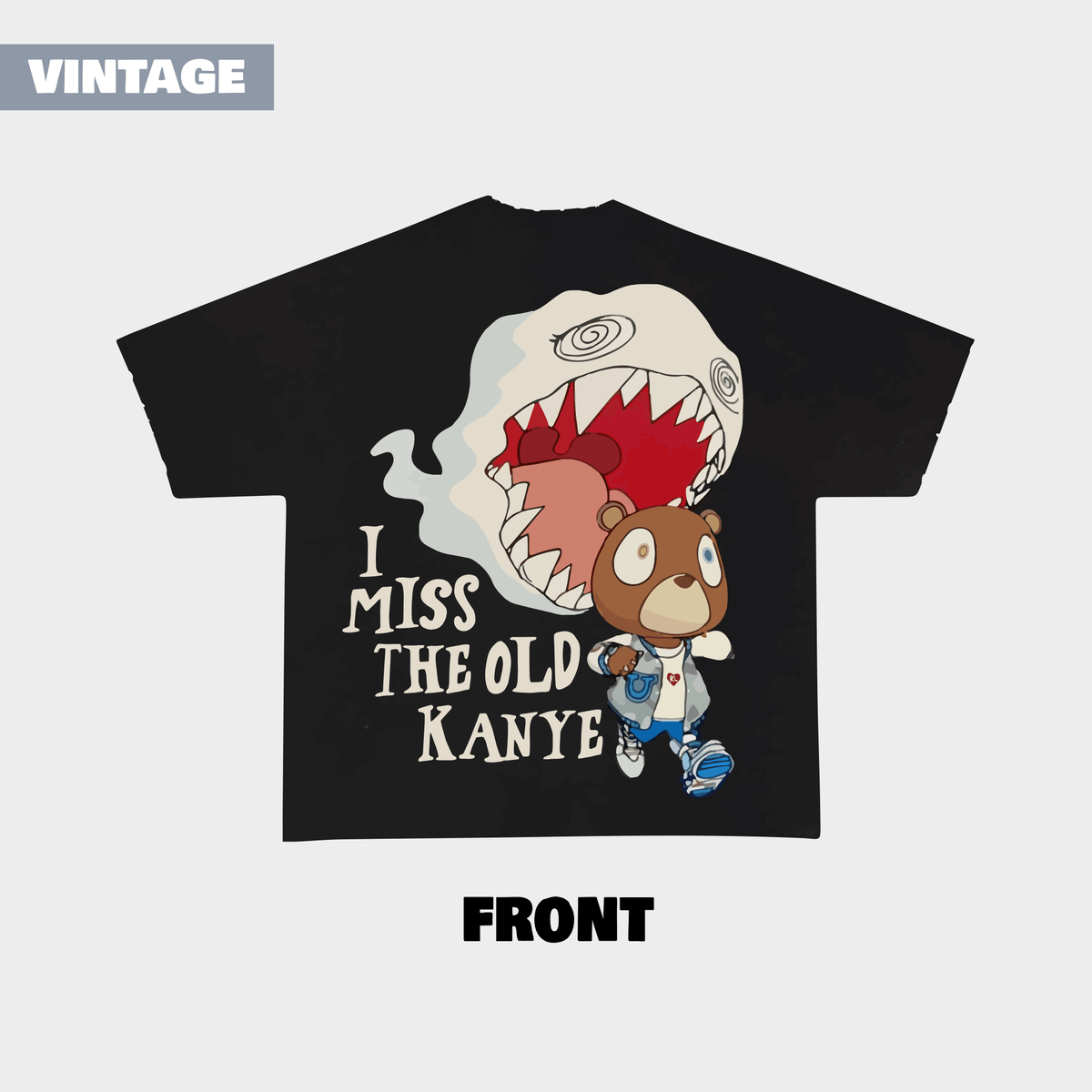 &quot;I Miss The old Ye&quot; Vintage Tee - RED LETTERS