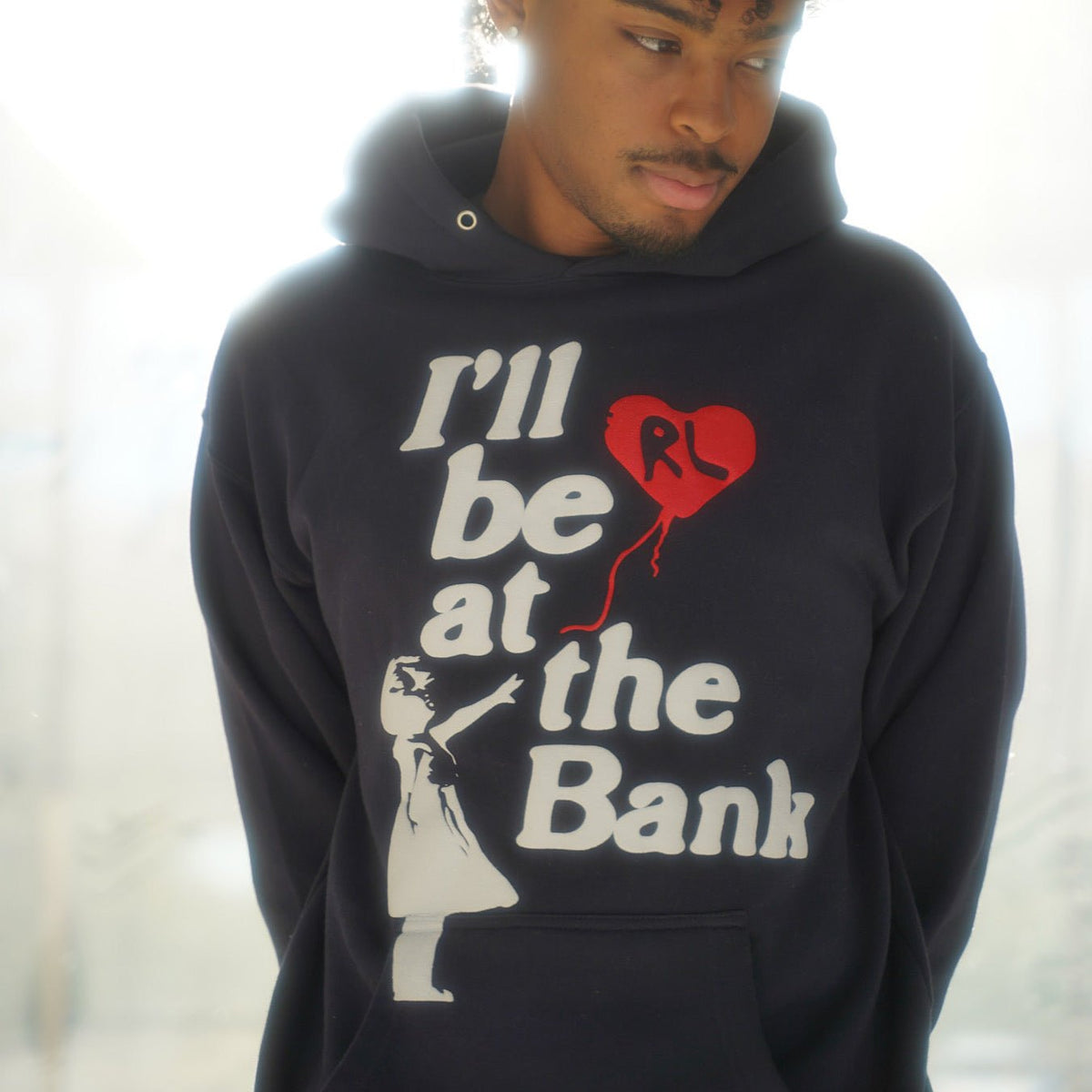 I&#39;ll be at the bank.. See? Hoodie [LIMITED] - RED LETTERS
