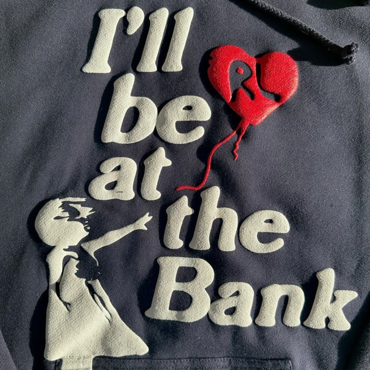 I&#39;ll be at the bank.. See? Hoodie - Navy [LIMITED] - RED LETTERS
