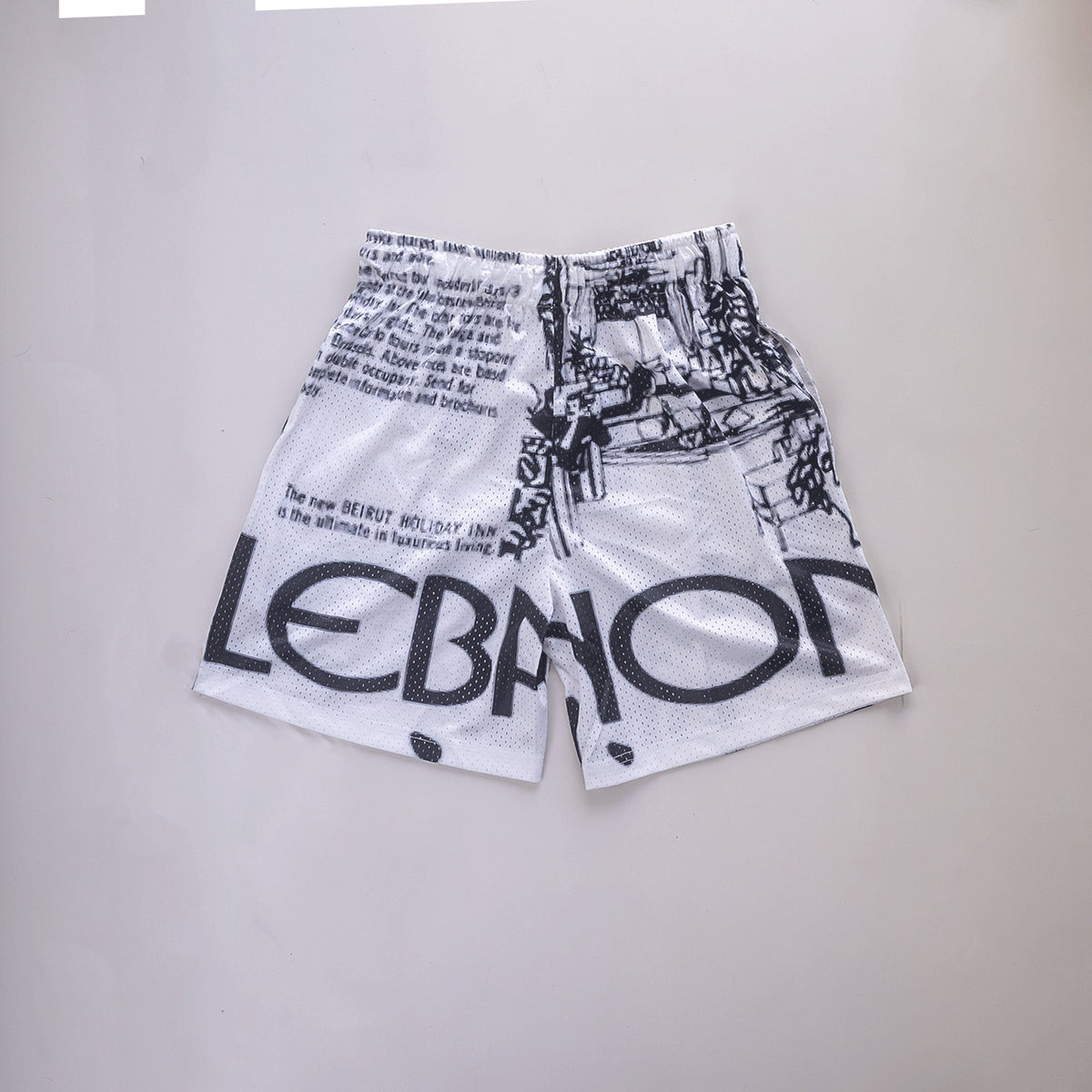 Lebanon Mesh Shorts - RED LETTERS