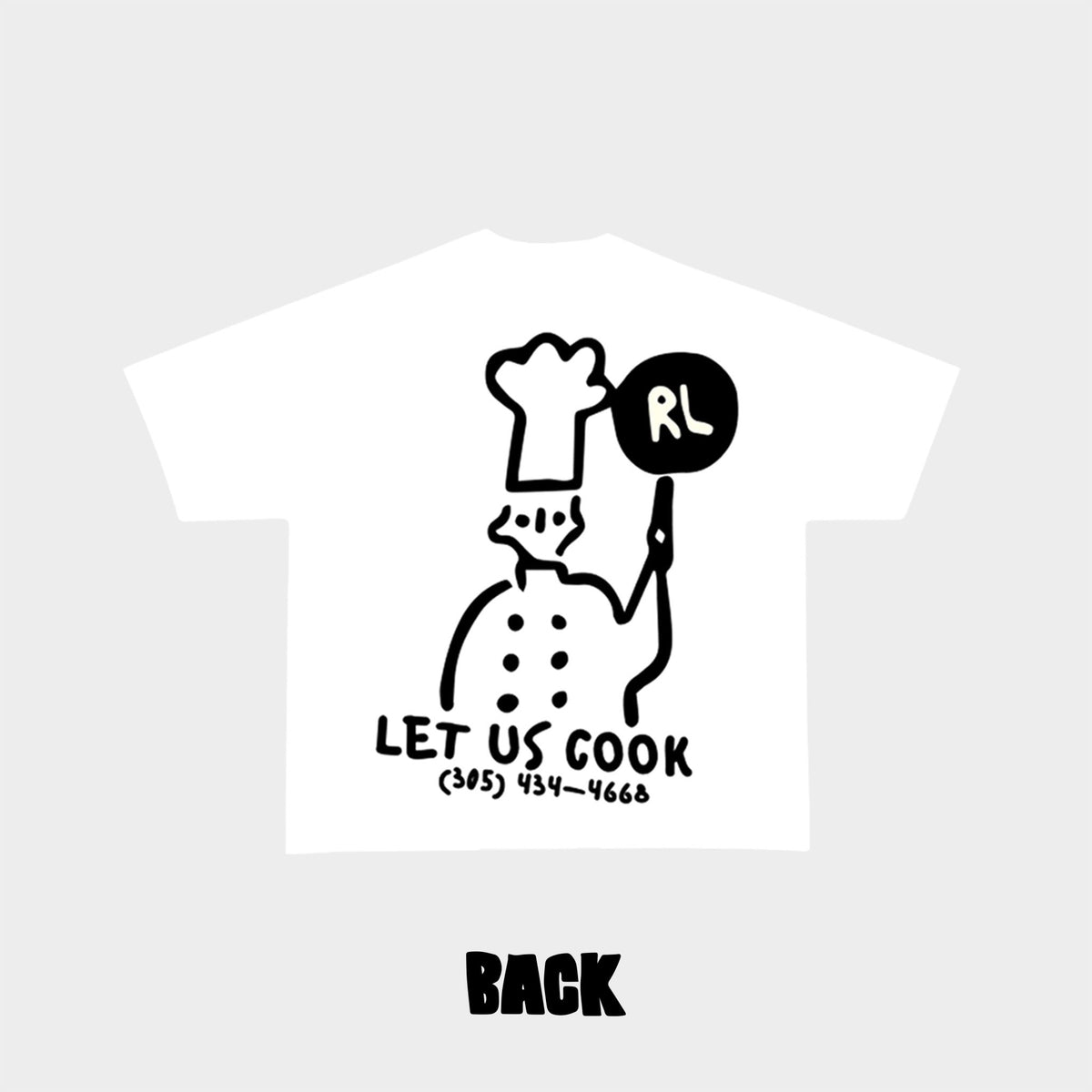 Let Us Cook Tee - RED LETTERS