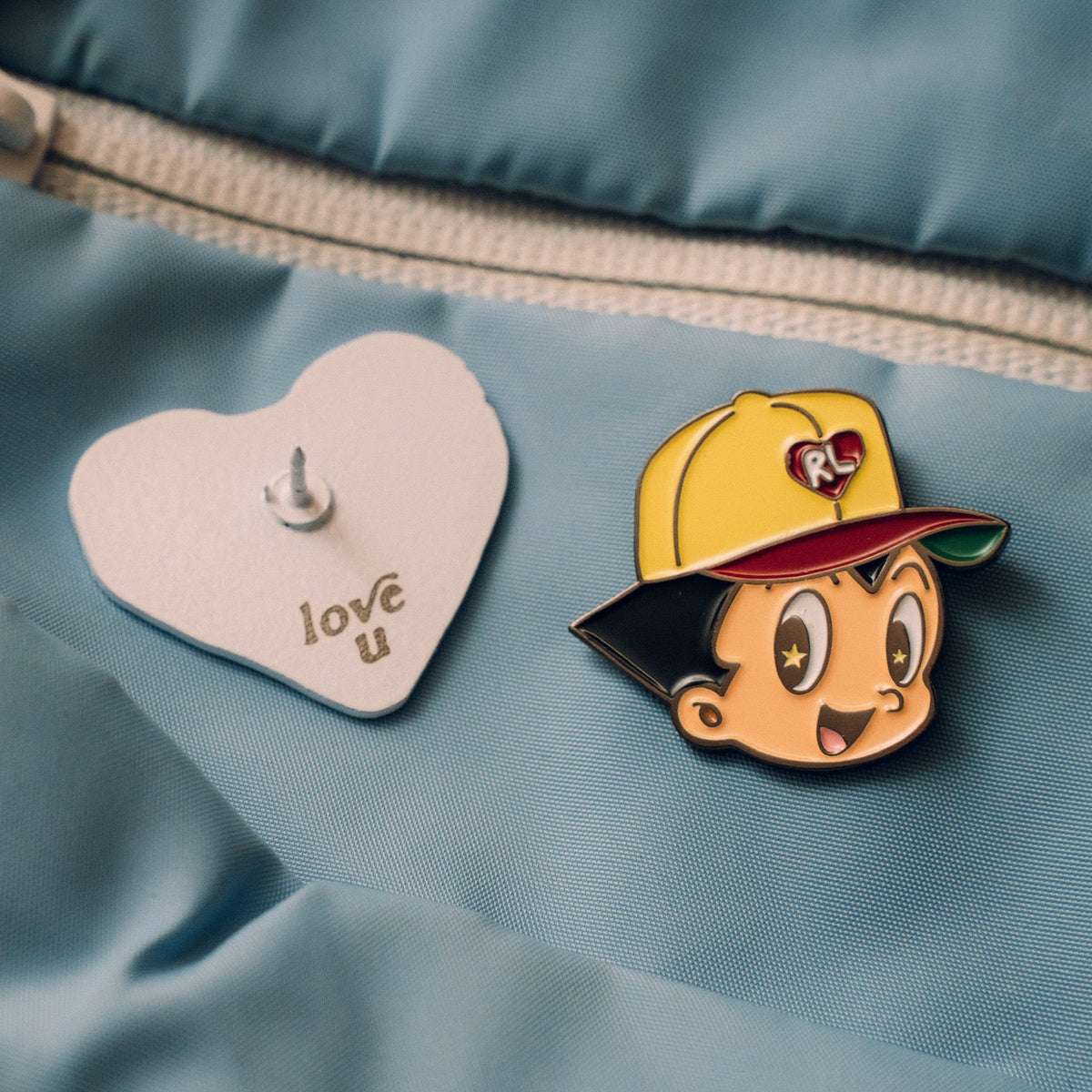 Limited 1 of 100 Astro Hat Pins - RED LETTERS