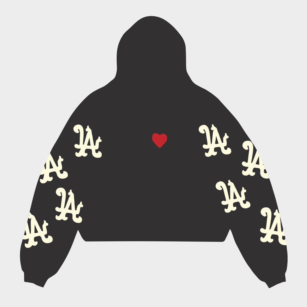 &quot;Not LA&quot; Scattered Hoodie [Pre-Order] - RED LETTERS