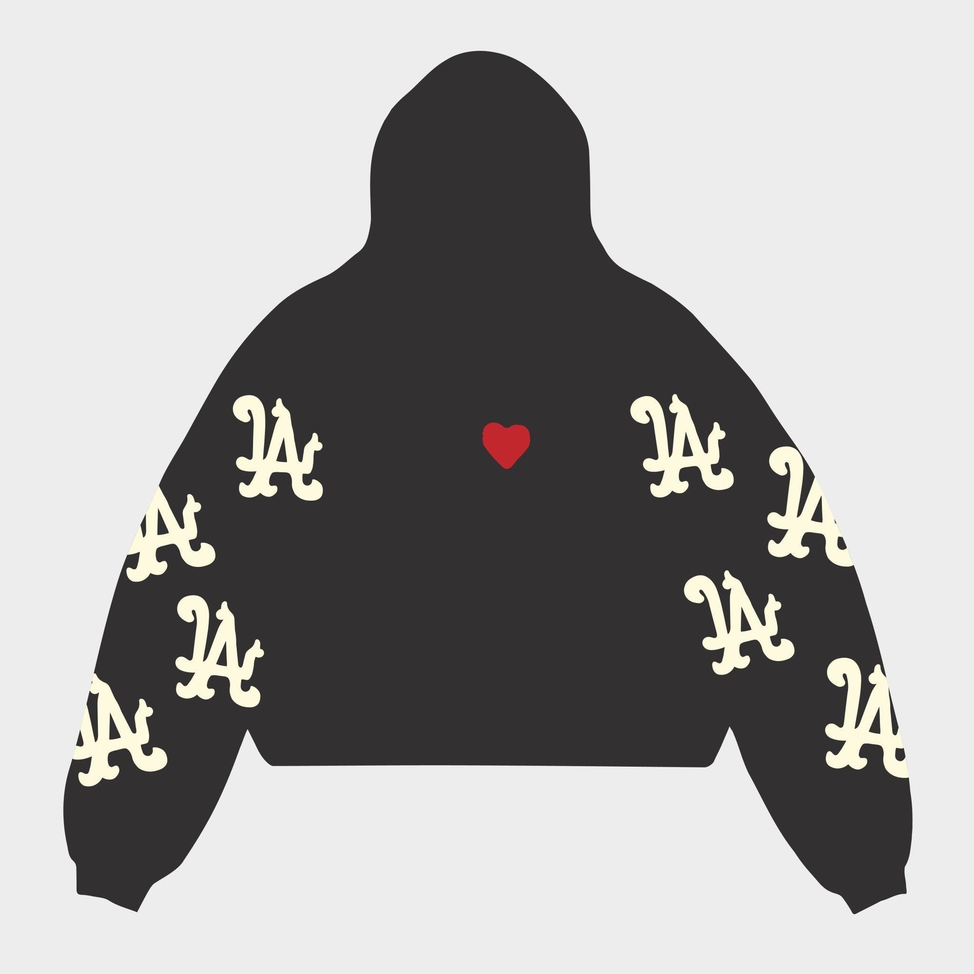 "Not LA" Scattered Hoodie [Pre-Order] - RED LETTERS