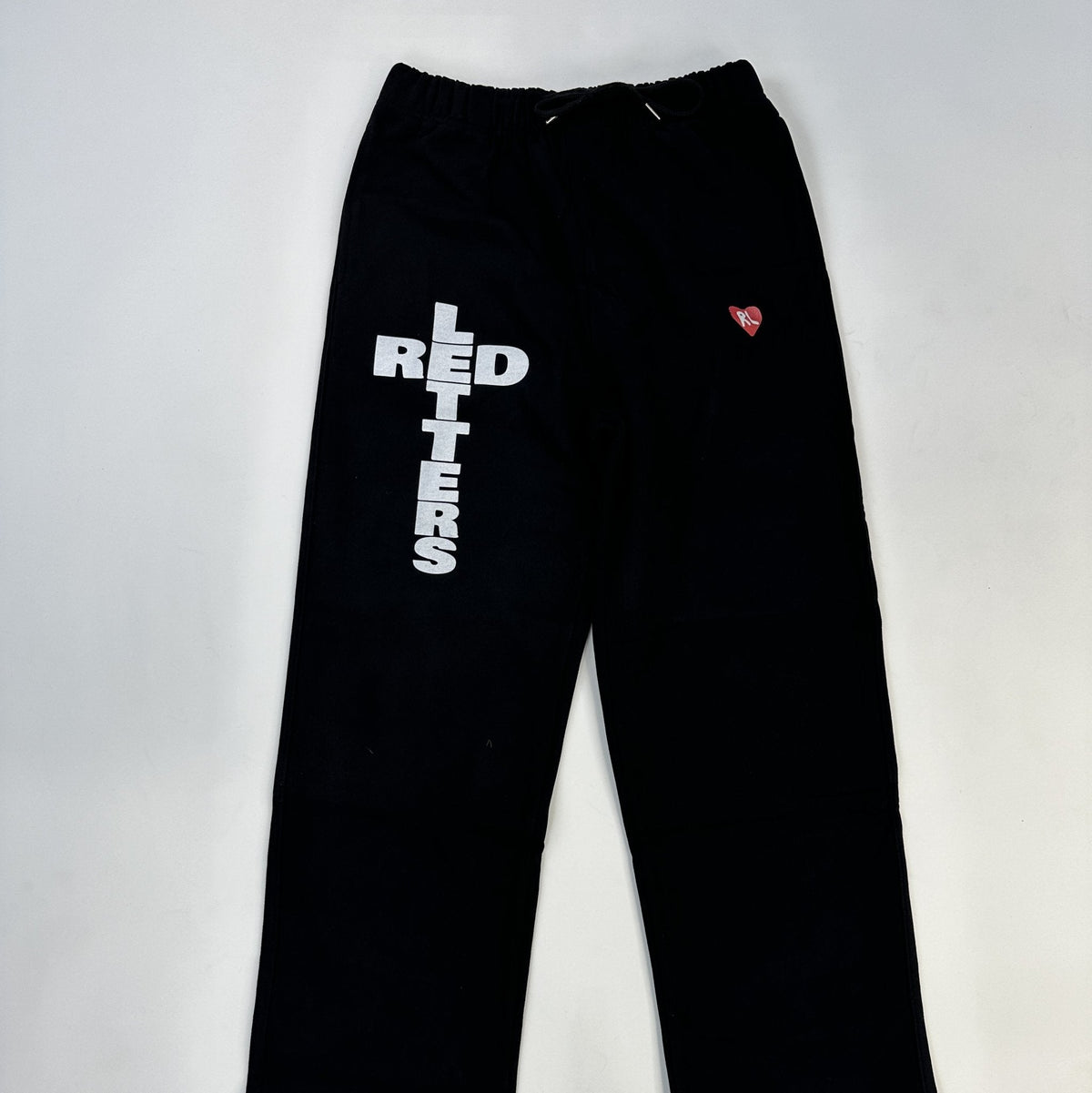 &quot;Red Cross&quot; Straight Leg Pant - RED LETTERS