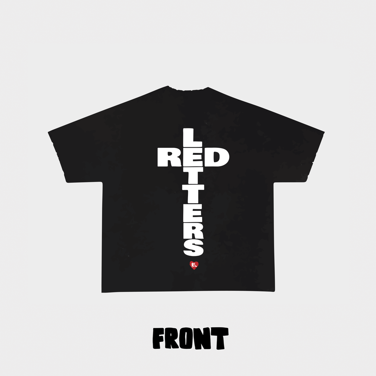 &quot;Red Cross&quot; Vintage Tee - RED LETTERS