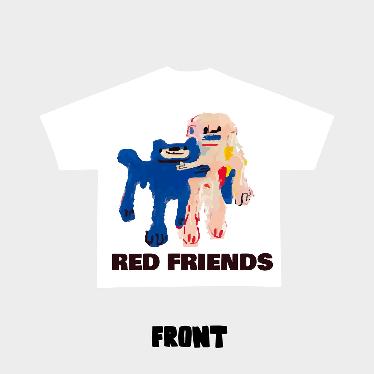 &quot;Red Friends&quot; Tee - RED LETTERS