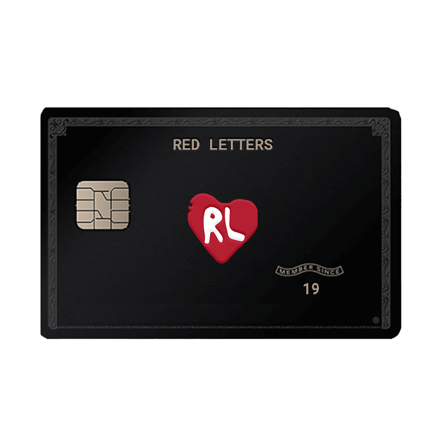 Red Letters Gift Card - RED LETTERS