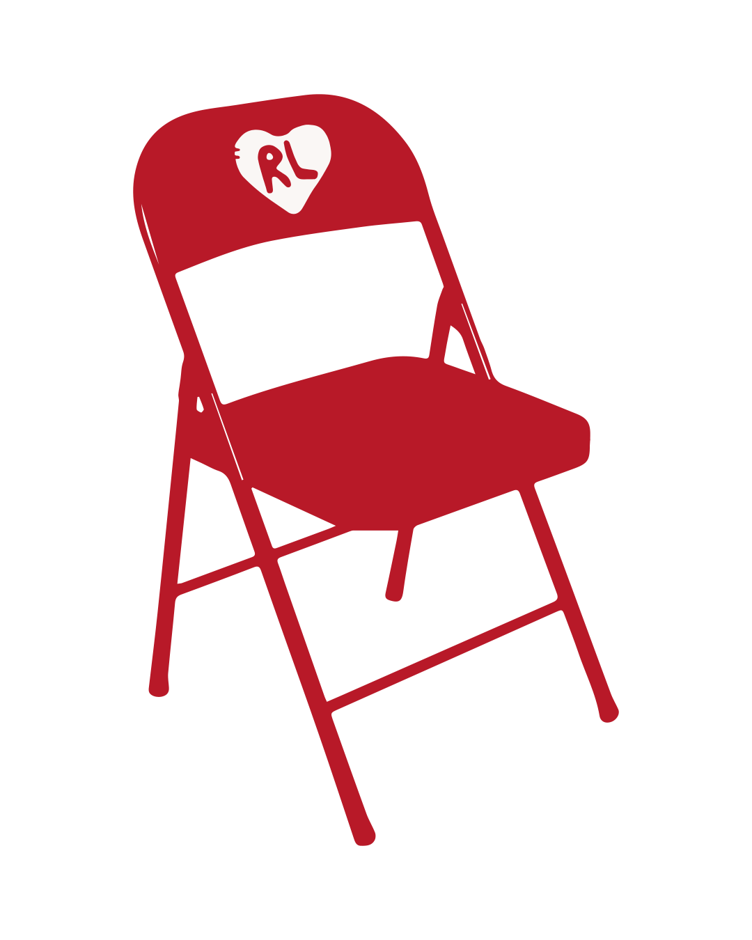 RL Folding Chair - RED LETTERS