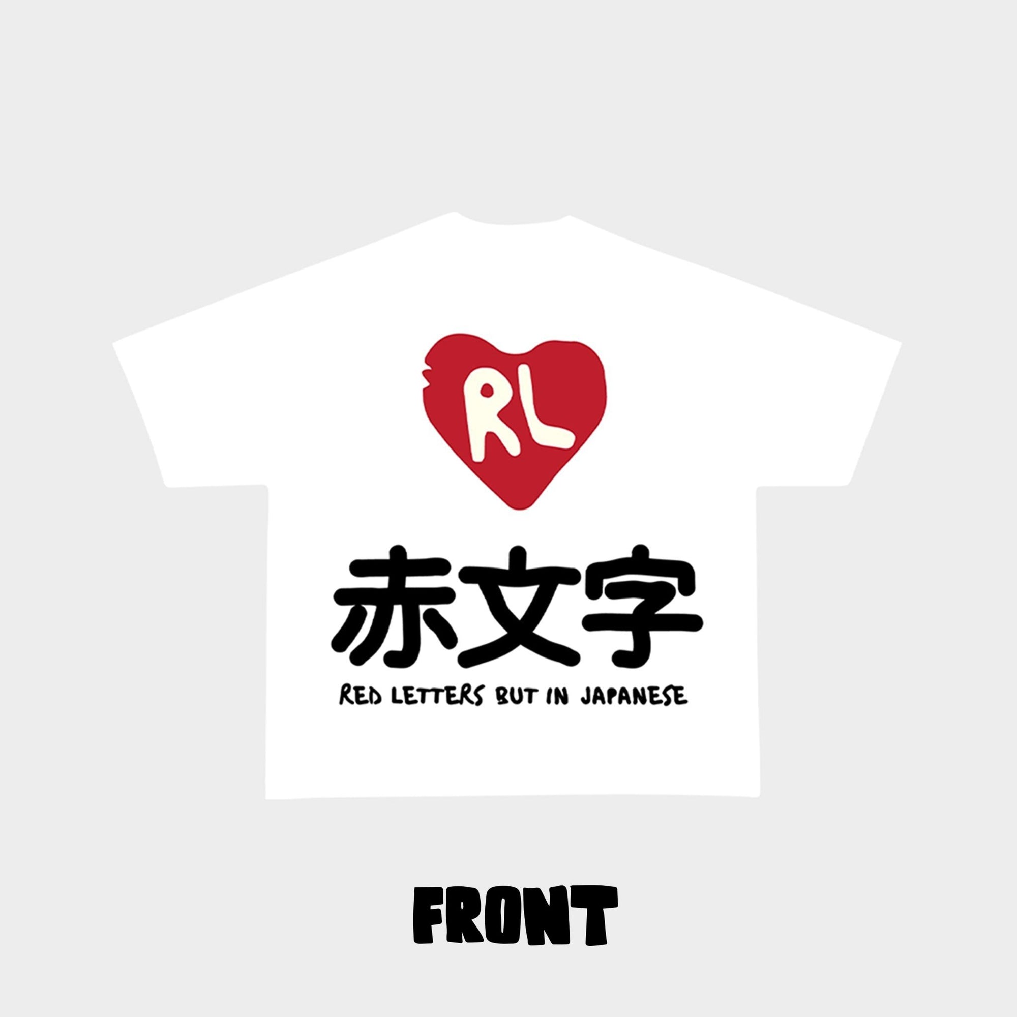 RL in Japanese Tee - RED LETTERS