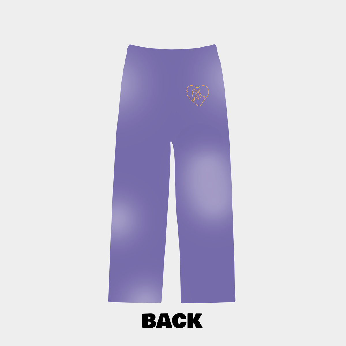 RL Washed Purple Straight Leg Pant - RED LETTERS