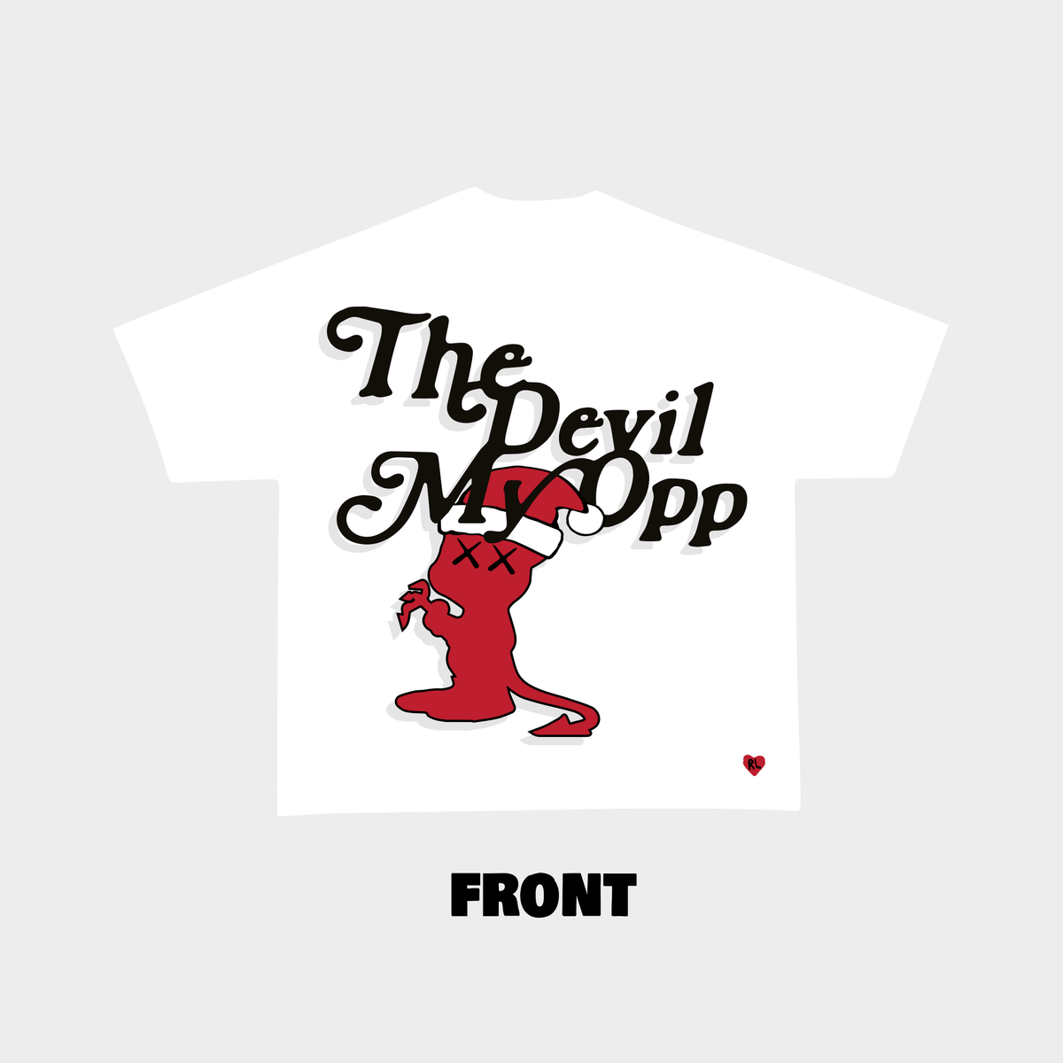 &quot;Santa Devil My Opp&quot; Tee - RED LETTERS