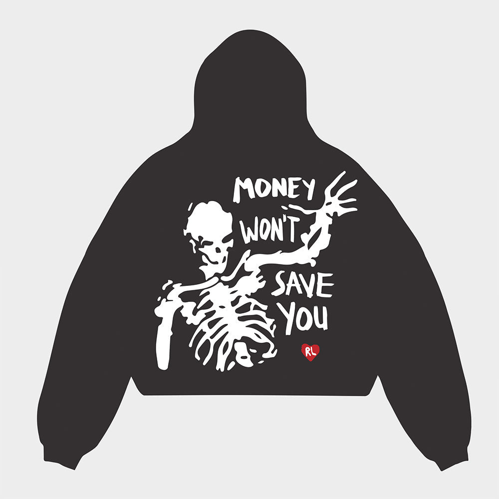 Save Money Hoodie - RED LETTERS
