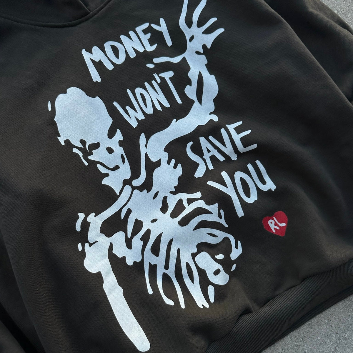 Save Money Hoodie - RED LETTERS