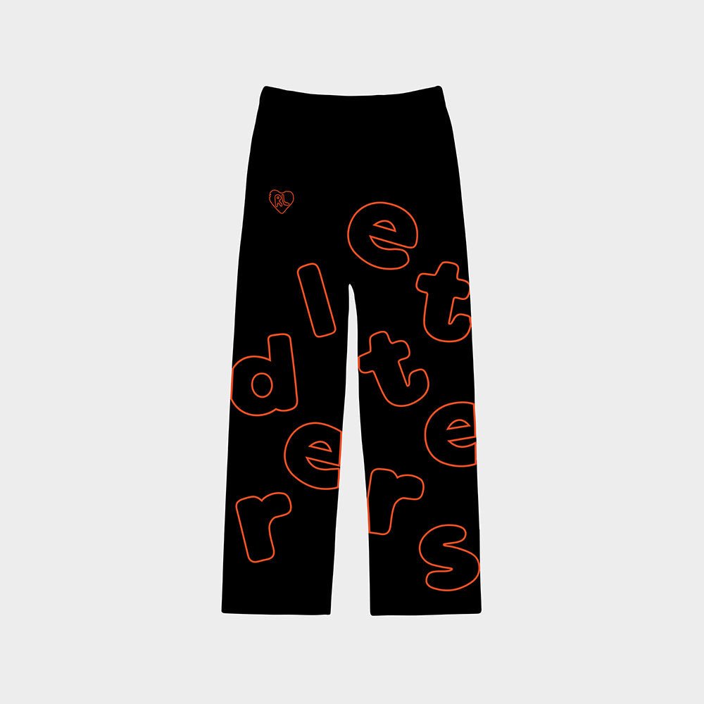 "Scattered Orange" Straight Leg Pant - RED LETTERS