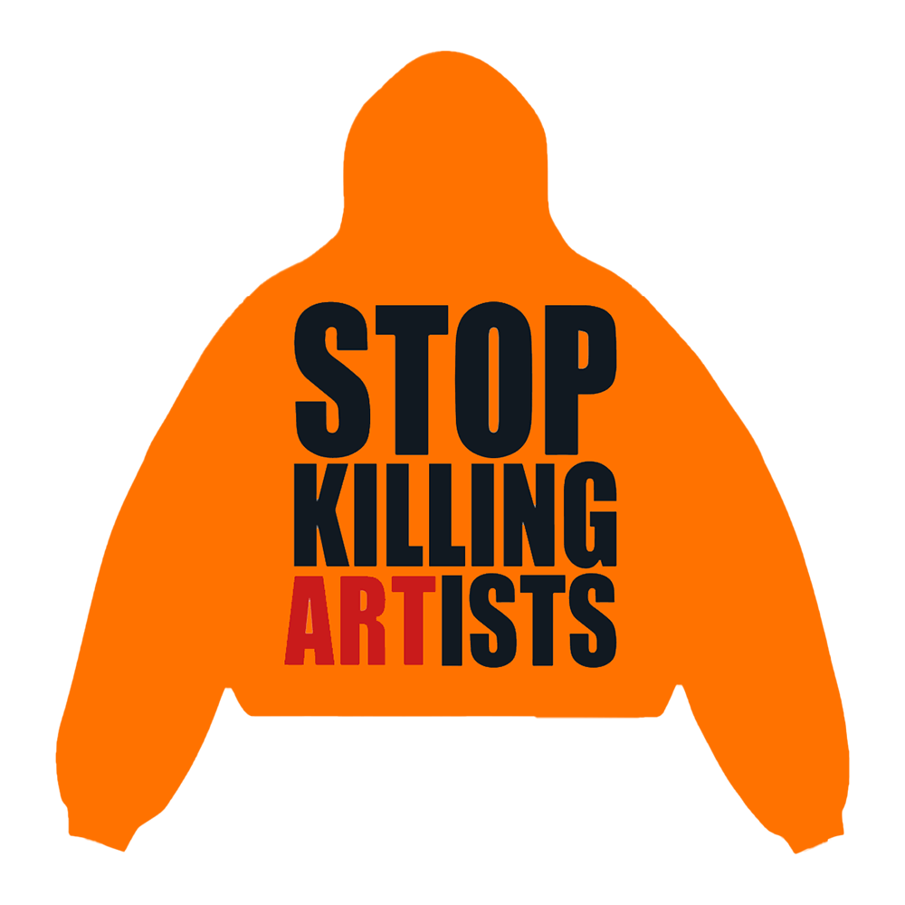Stop Killing ARTists Hoodie - RED LETTERS