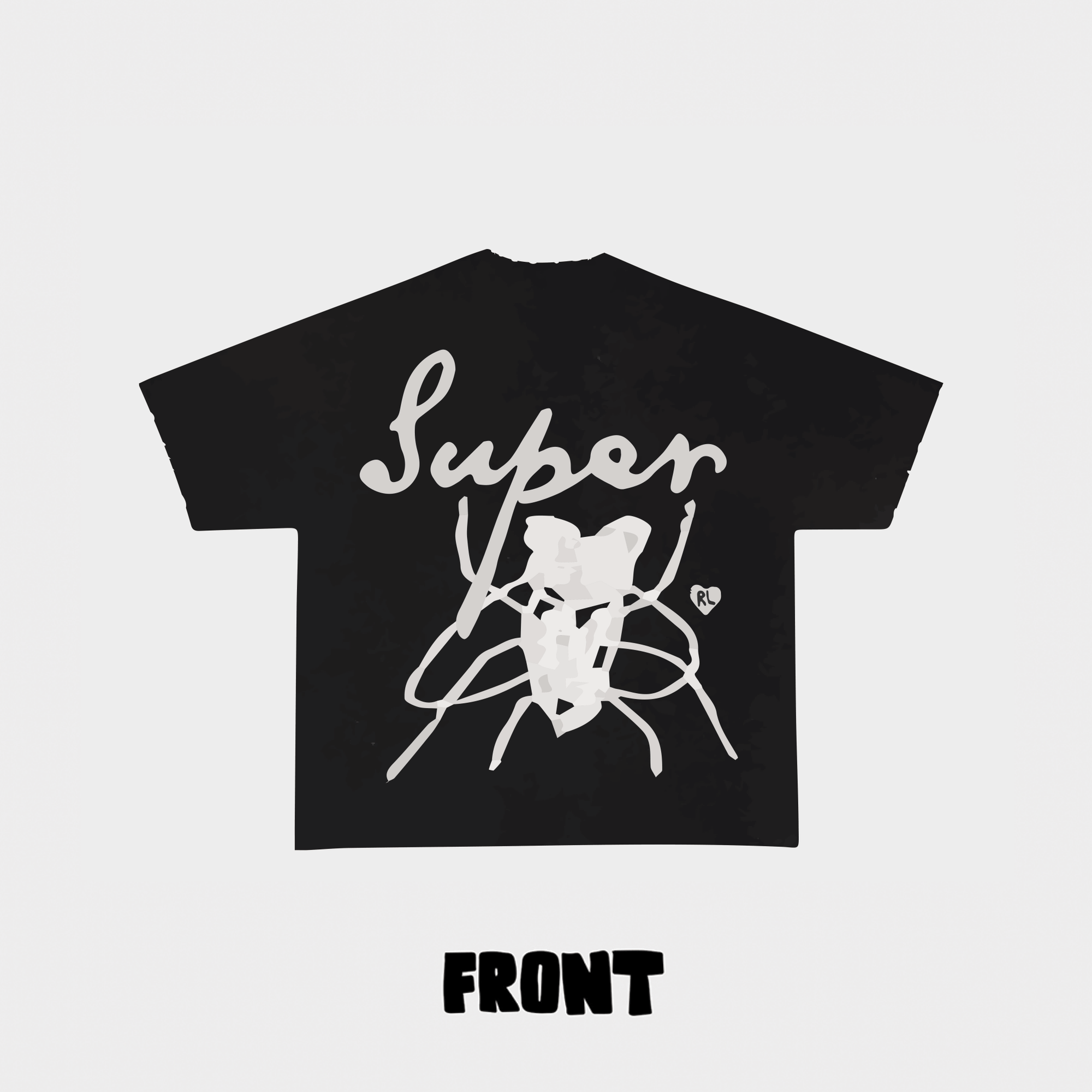 "Super Fly" Vintage Tee - RED LETTERS