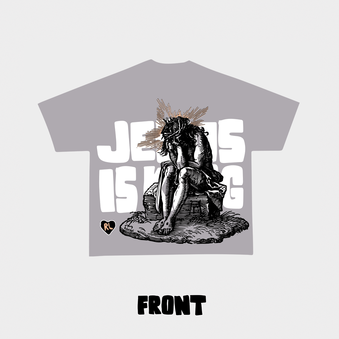 The "Jesus Is King" Tee - RED LETTERS