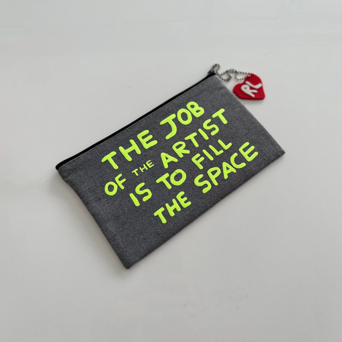The Job of the Artist Bank Pouch - RED LETTERS