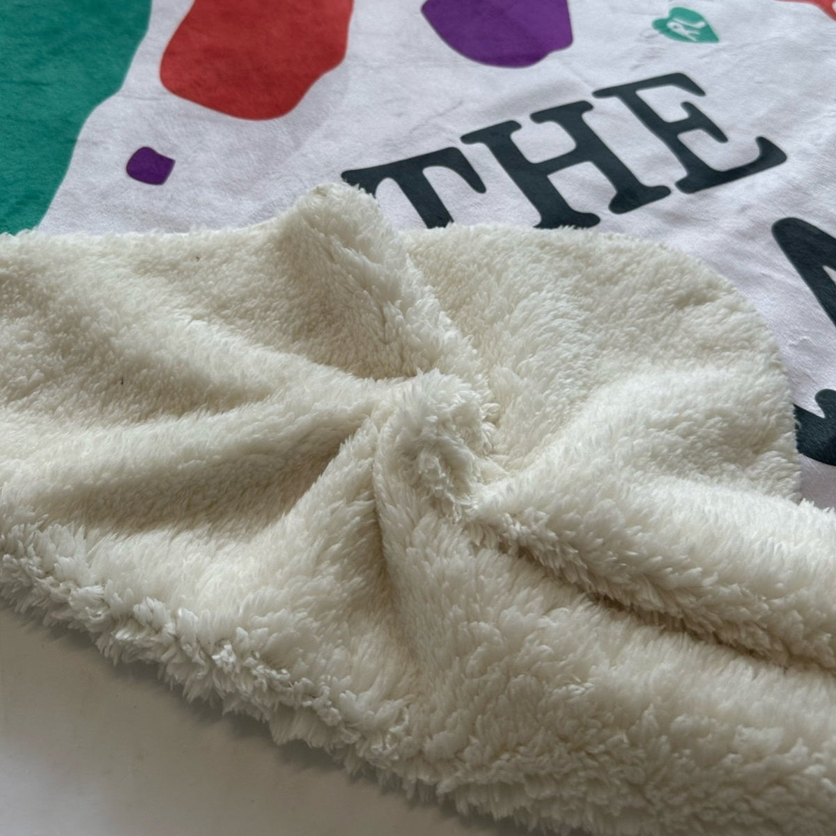 The Marathon Sherpa Blanket - RED LETTERS