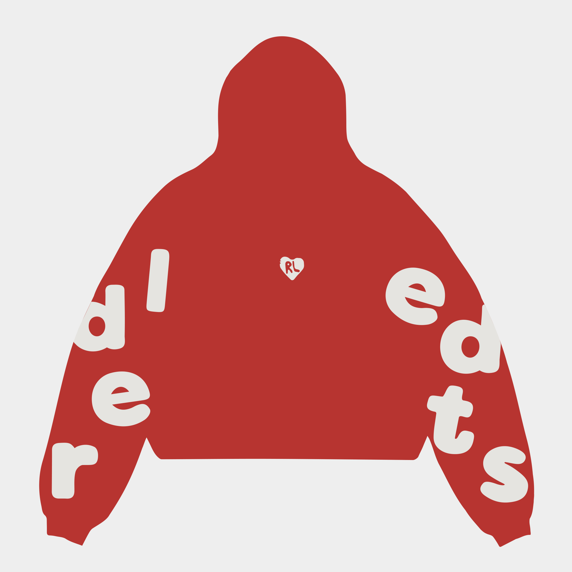 The Scattered Hoodie - RED LETTERS