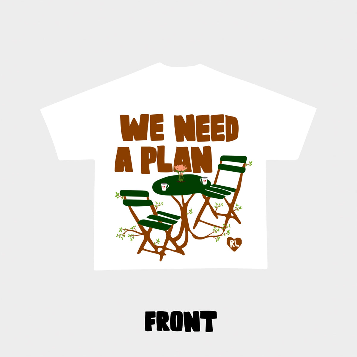 &quot;We Need A Plan&quot; V2 Tee - RED LETTERS