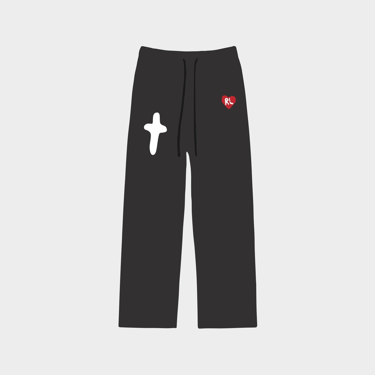 &quot;We Need Heaven&quot; Straight Leg Pant - RED LETTERS