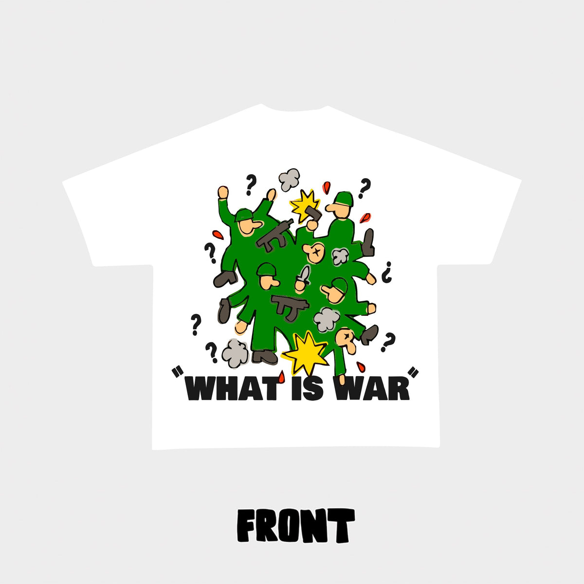 &quot;What is War?&quot; Tee - RED LETTERS