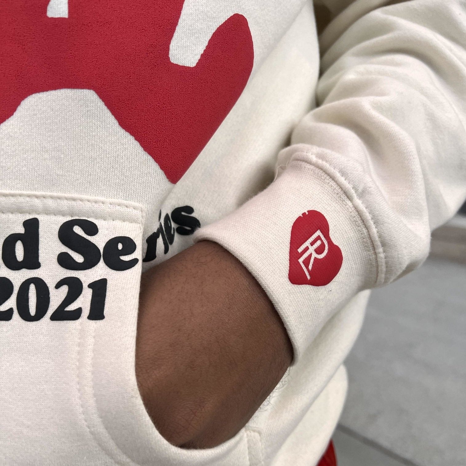 World Champions Hoodie - Cream - RED LETTERS