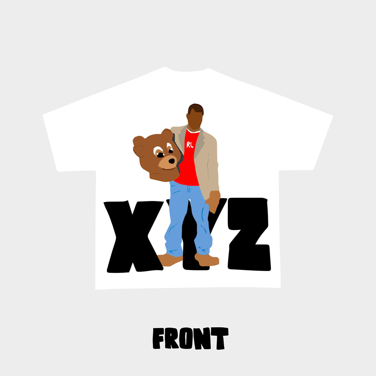 &quot;XYZ Ye&quot; Tee - RED LETTERS
